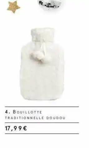 Monoprix Bouillotte Tradittionnelle Doudou offre
