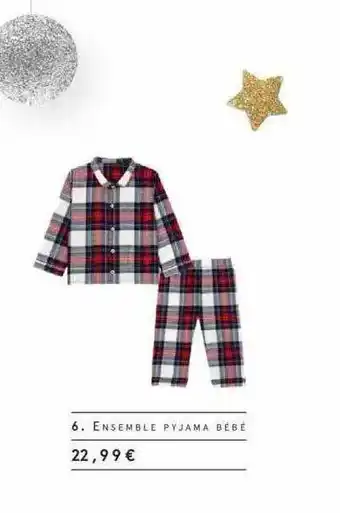 Monoprix Ensemble Pyjama Bébé offre