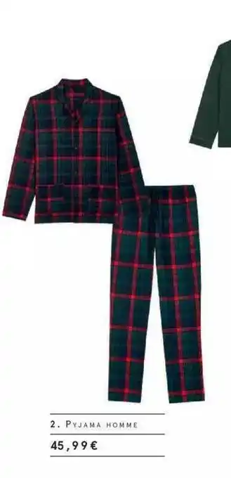 Monoprix Pyjama Homme offre