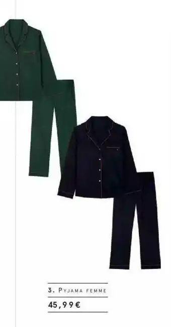 Monoprix Pyjama Femme offre
