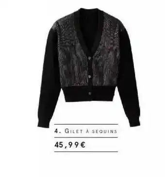 Gilet Ă Sequins