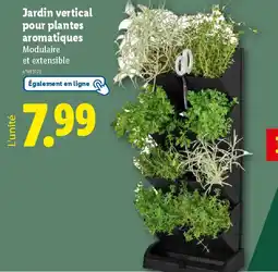 Lidl Jardin vertical pour plantes aromatiques offre