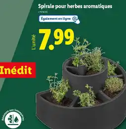 Lidl Spirale pour herbes aromatiques offre