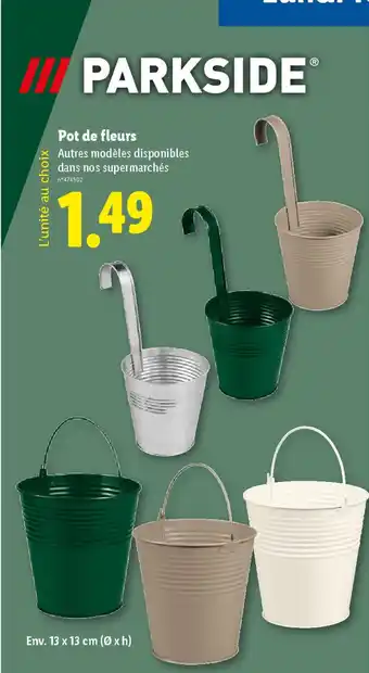 Lidl PARKSIDE® Pot de fleurs offre