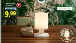 Lidl Lampe de table LED sans fil offre