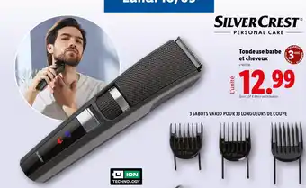 Lidl SILVERCREST® Tondeuse barbe et cheveux offre