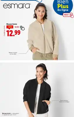 Lidl ESMARA Blouson femme offre