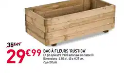 RAGT Jardin & Maison Bac à fleurs 'rustica' offre