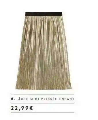 Jupe Midi Plissée Enfant