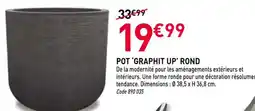 RAGT Jardin & Maison Pot 'graphit up' rond offre