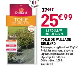 RAGT Jardin & Maison DELBARD Toile de paillage offre