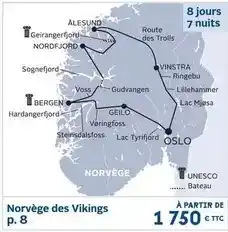 Kuoni Norvège des vikings offre