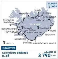 Kuoni Splendeurs d'islande offre