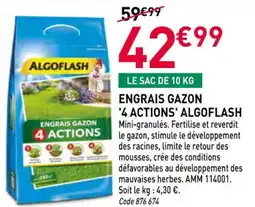 RAGT Jardin & Maison ALGOFLASH  Engrais gazon '4 actions' offre