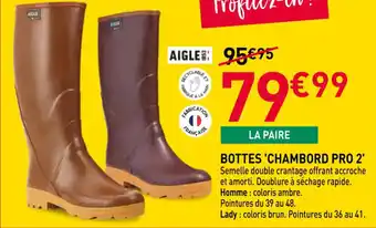 RAGT Jardin & Maison Bottes 'chambord pro 2' offre