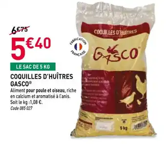 RAGT Jardin & Maison GASCO® Coquilles d'huîtres offre