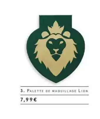 Palette De Maquillage Lion
