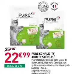 RAGT Jardin & Maison Pure complicity adulte stérilisé offre