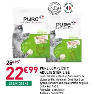 RAGT Jardin & Maison Pure complicity adulte stérilisé offre