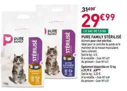 RAGT Jardin & Maison PURE FAMILY stérilisé offre