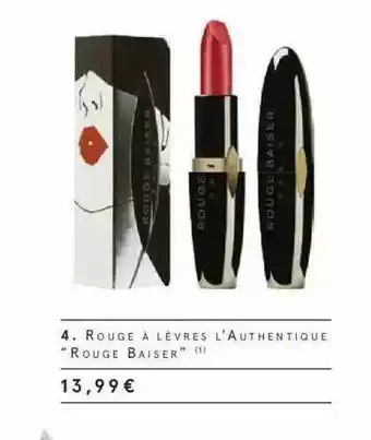 Monoprix Rouge à Lèvres L'authentique offre