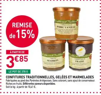 RAGT Jardin & Maison Confitures traditionnelles, gelées et marmelades offre