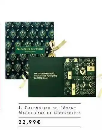 Monoprix Calendrier De L'avent Maquillage Et Accessoires offre