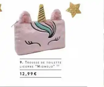 Monoprix Trousse De Toilette Licorne offre