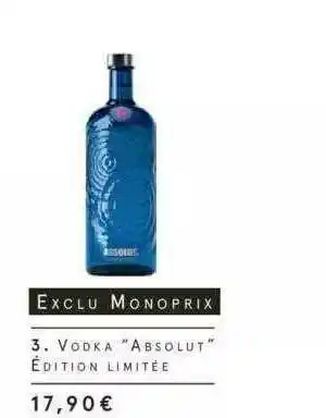 Monoprix Vodka offre