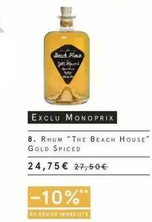Monoprix Rhum offre
