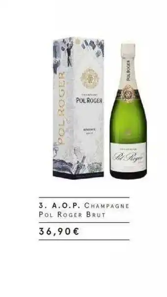 Monoprix A.o.p. Champagne Pol Roger Brut offre