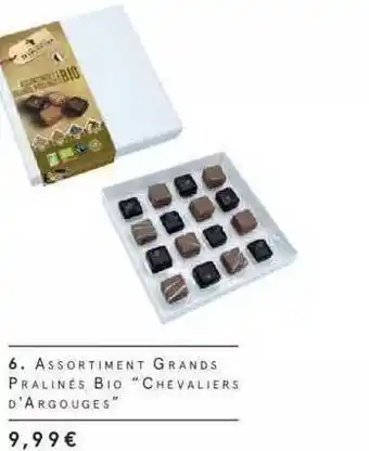 Monoprix Assortiment Grands Pralinés Bio offre