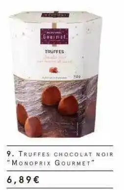 Truffes Chocolat Noir