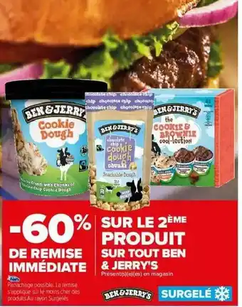 Carrefour Ben & Jerry's offre