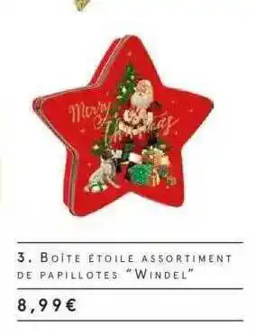 Monoprix Boite étoile Assortiment De Papillotes offre