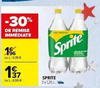 Carrefour Sprite offre