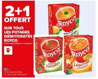 Carrefour Potages Déshydratés Royco offre