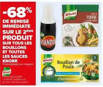 Carrefour Bouillons Et Toutes Les Sauces Knorr offre