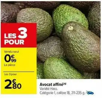 Carrefour Avocat Affiné offre