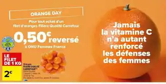 Carrefour Oranges Filière Qualité Carrefour offre