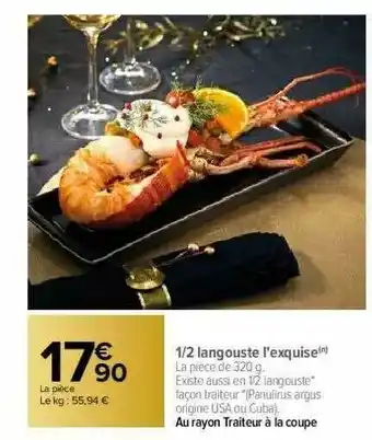 Carrefour 1-2 Langouste L'exquise offre