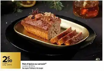Pain D'épices Au Sarrasin