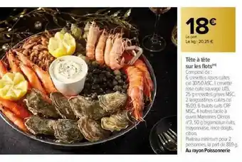Carrefour Tête à Tête Sur Les Flots offre
