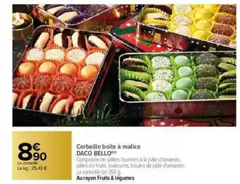 Corbeille Boîte à Malice Daco Bello