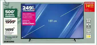 Carrefour Téléviseur Qled 4k Samsung offre