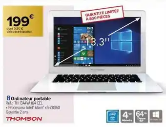 Carrefour Ordinateur Portable Thomson offre