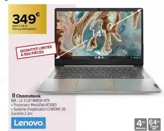 Carrefour Chromebook Lenovo offre