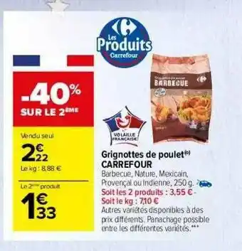 Carrefour Market Grignottes De Poulet Carrefour offre