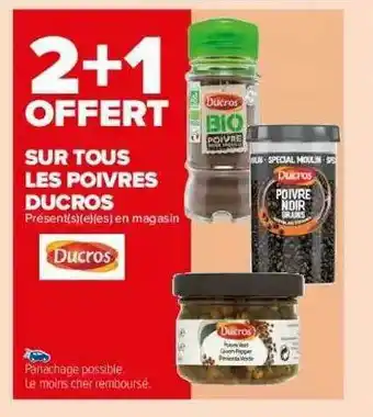 Carrefour Market Poivres Ducros offre