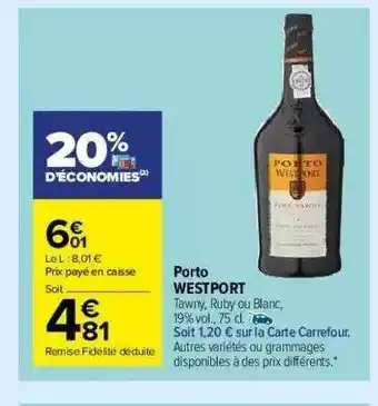 Carrefour Market Porto Westport offre